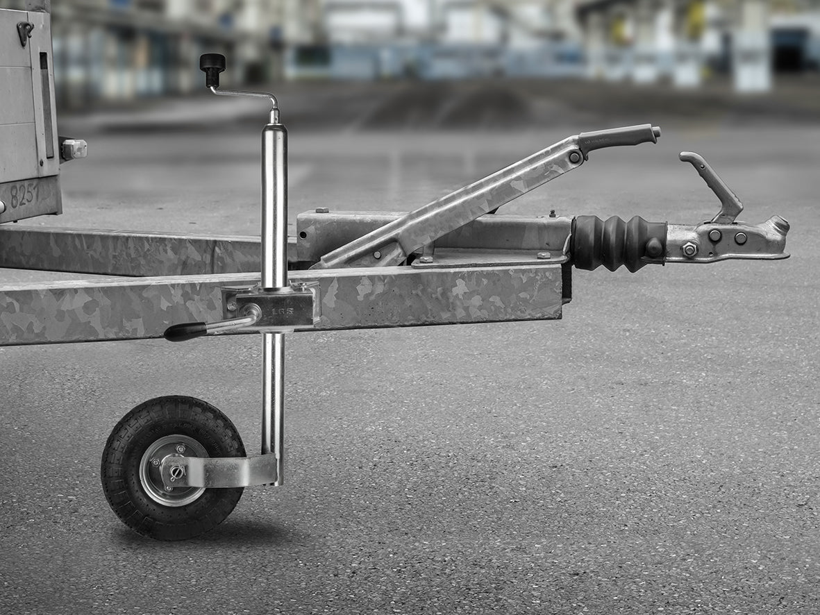 Roue jockey gonflable fut de 4,8 cm