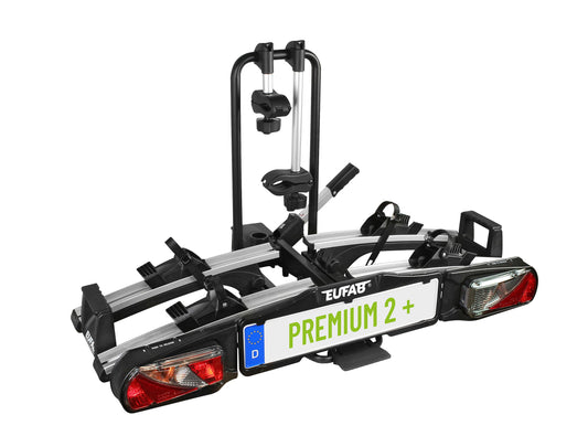 Porte-vélos 2 vélos PREMIUM II PLUS spécial grand hayon - EUFAB