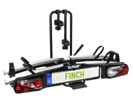 Porte-vélos 2 vélos sur attelage basculante et pliable FINCH II- EUFAB