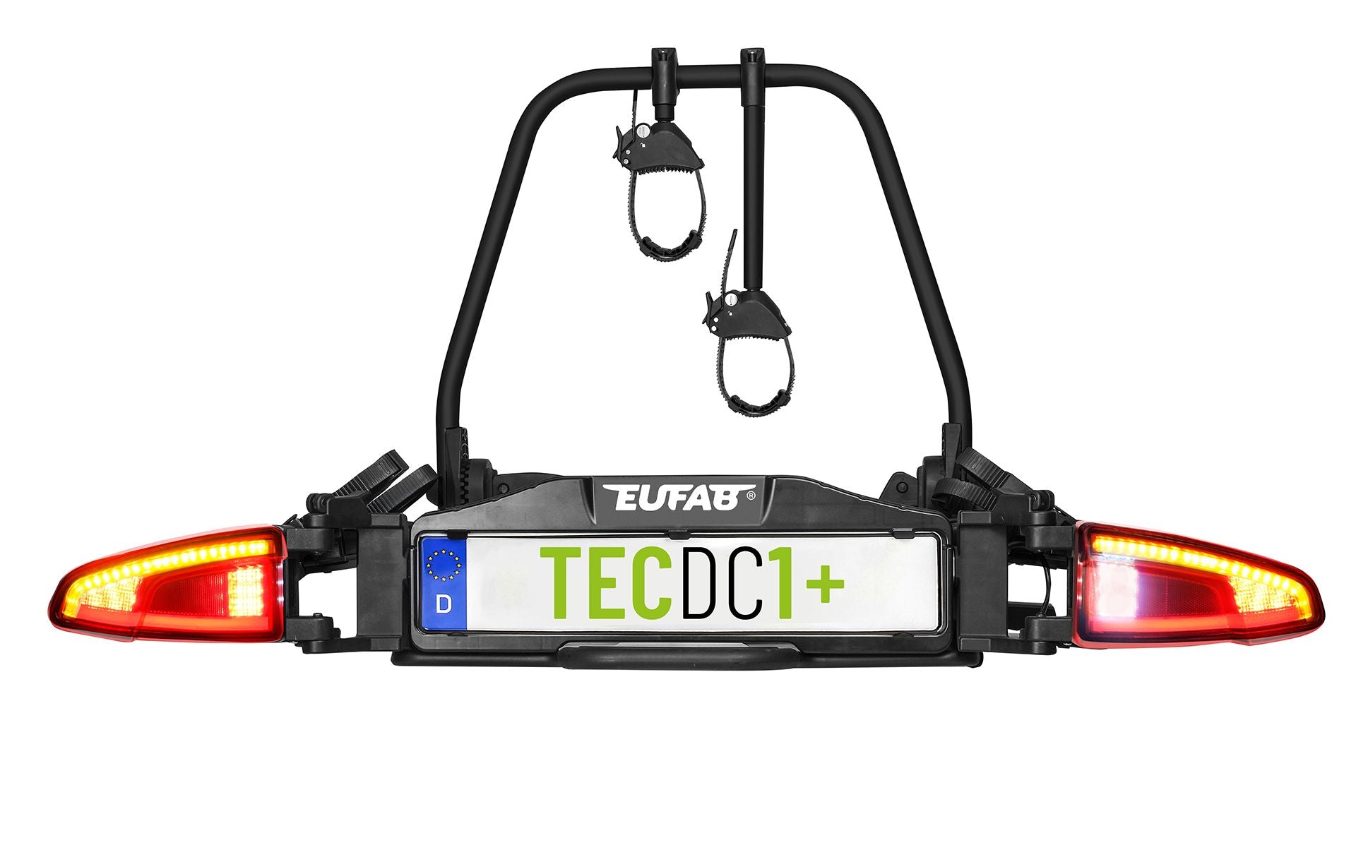 Porte-vélos 2 vélos TECDC1+ pour véhicules à feux leds et grand hayon - EUFAB
