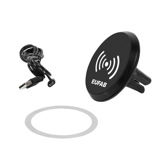 Support magnétique EUFAB pour smartphone avec chargeur à induction sans fil