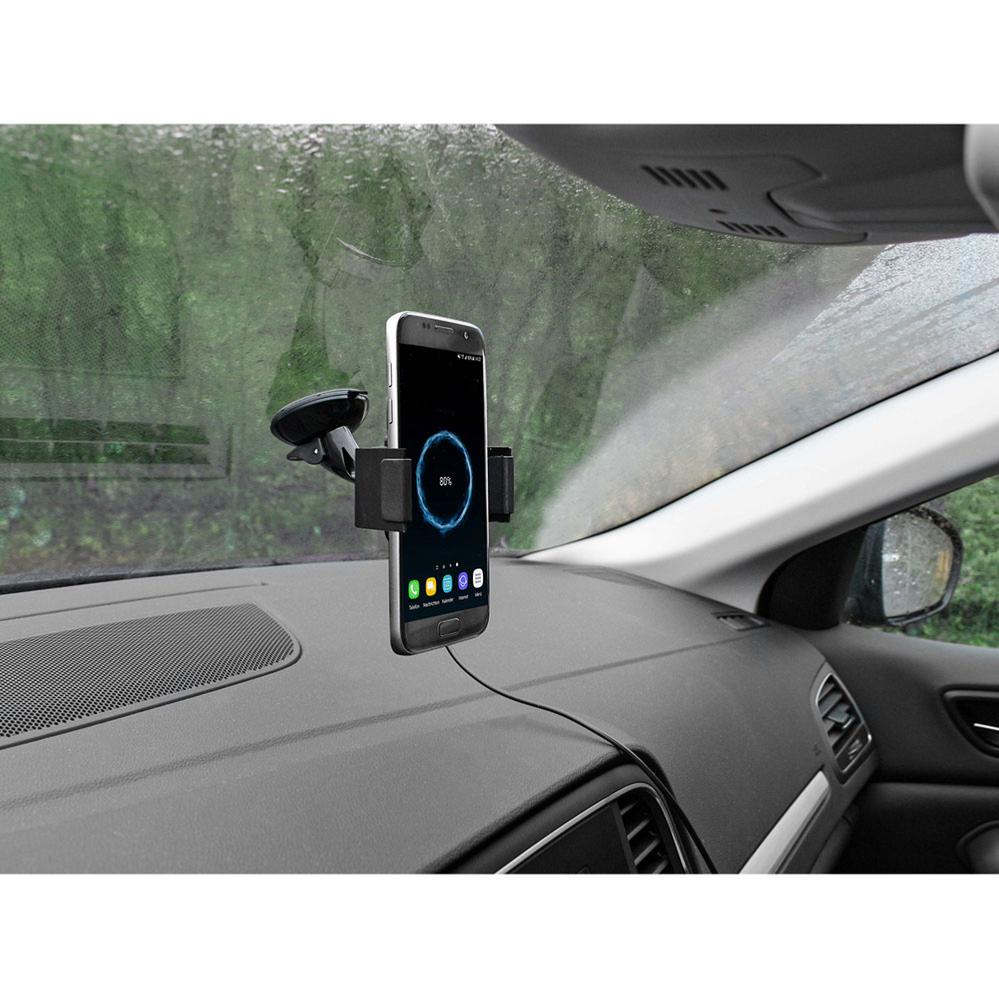 Support de téléphone portable EUFAB avec chargeur à induction sans fil