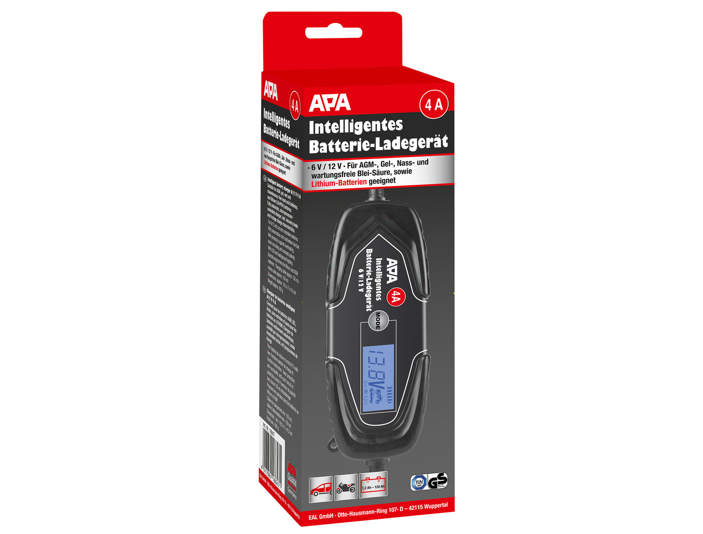 Chargeur de batterie Plomb & Lithium 6/12V 4A