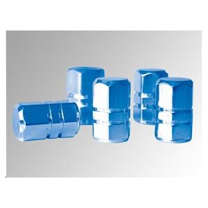 Bouchons de valve en aluminium bleu