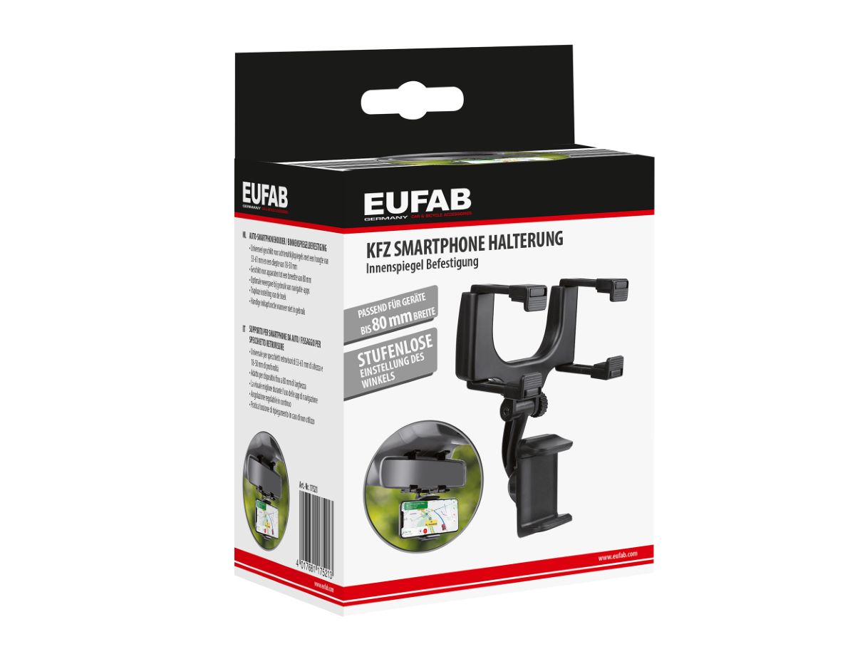 Support de smartphone pour rétroviseur