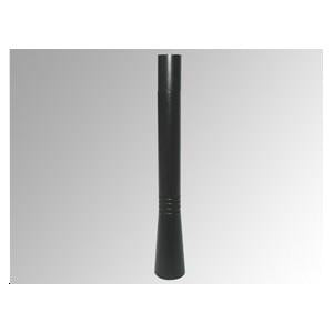 Antenne aluminium noir 10 cm