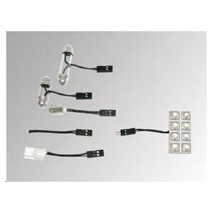 Pack 8 LEDs d'intérieures blanches