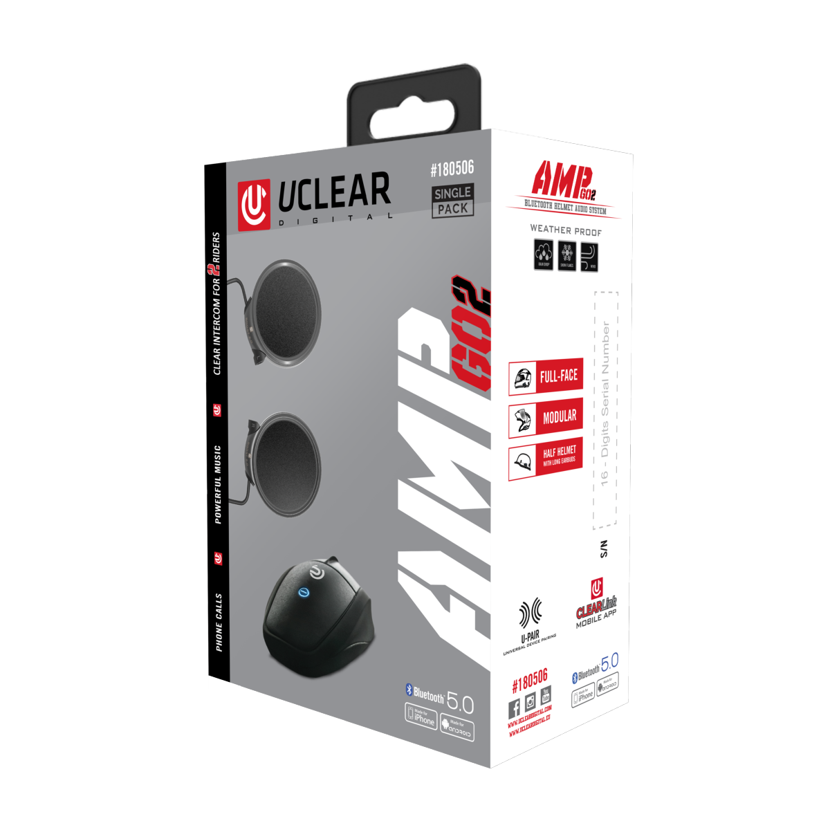 Kit mains-libres AMP Go2 - Uclear