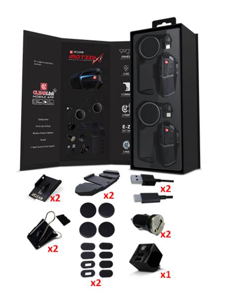 Kit Mains-libres et Intercom Motion Infinity Pack Duo - Uclear