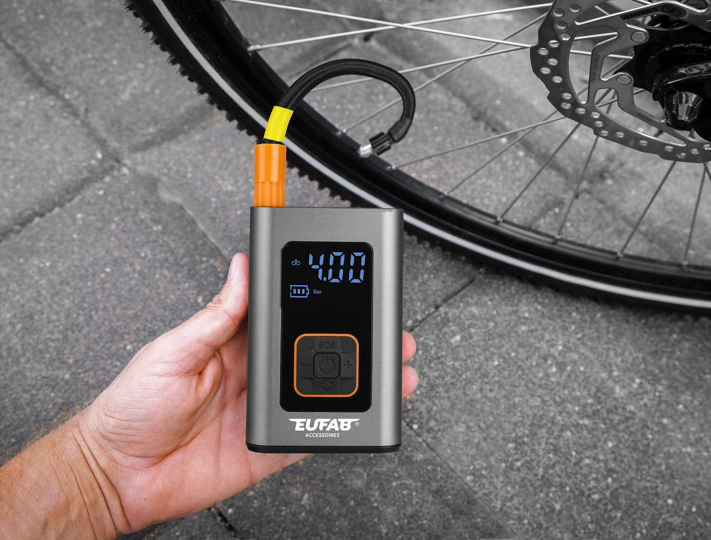 Mini Compresseur d'air rechargeable en USB type C ou type A