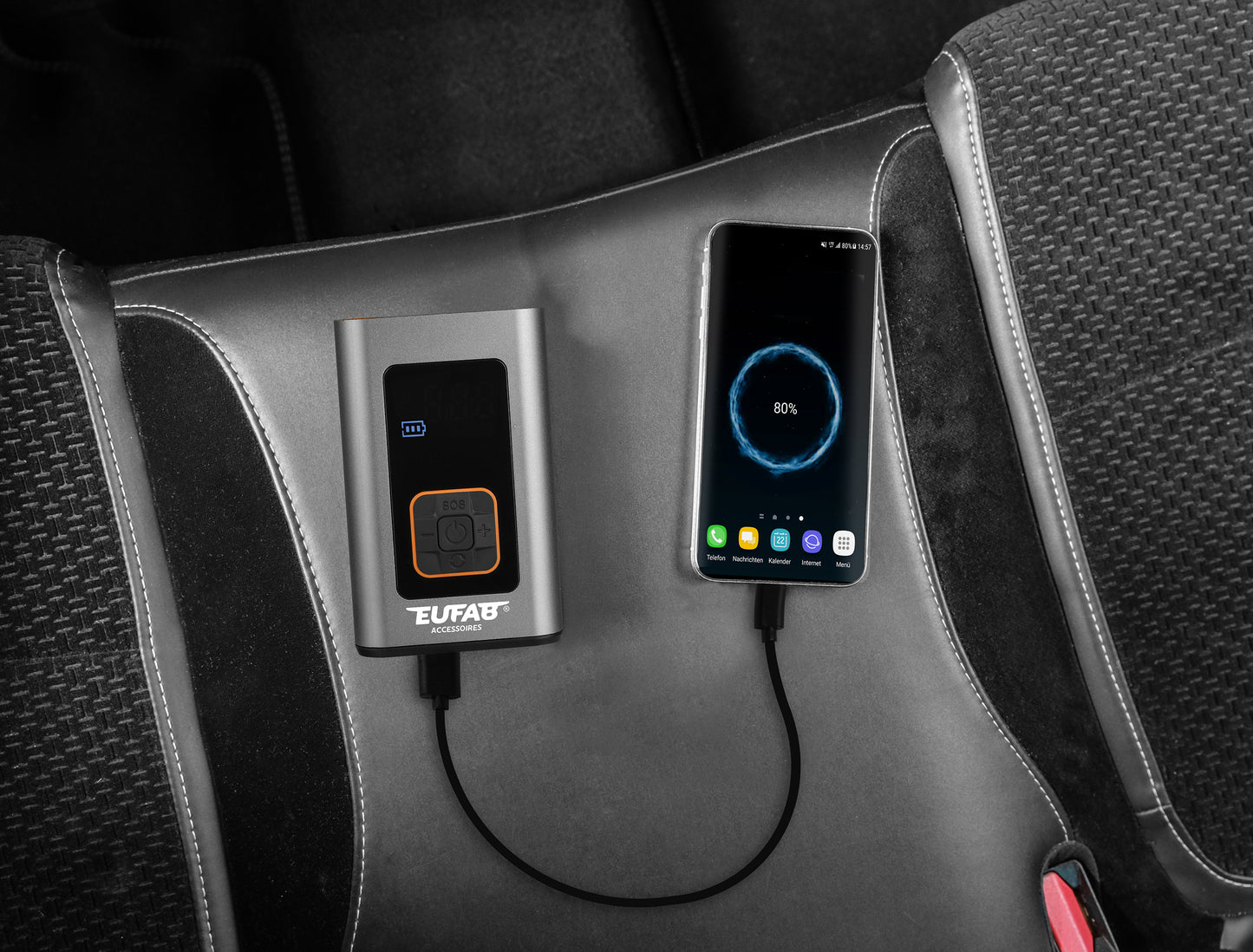 Mini Compresseur d'air rechargeable en USB type C ou type A