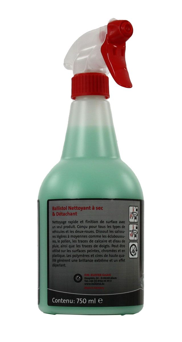 Spray Nettoyant à sec et Détachant BALLISTOL 750 ml
