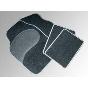 Tapis sol Diamant noir/gris 4pcs