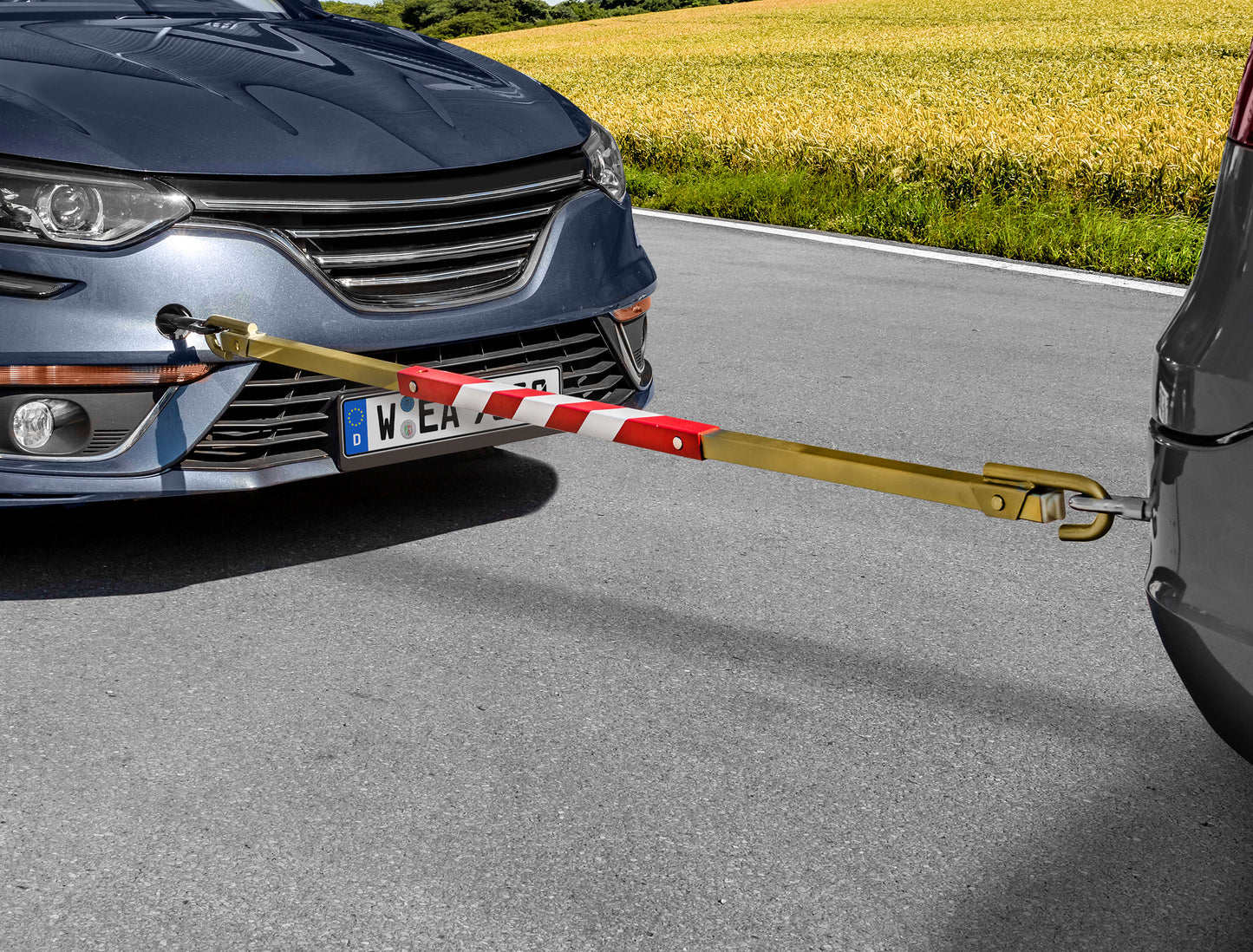 Barre de remorquage démontable Snap-in