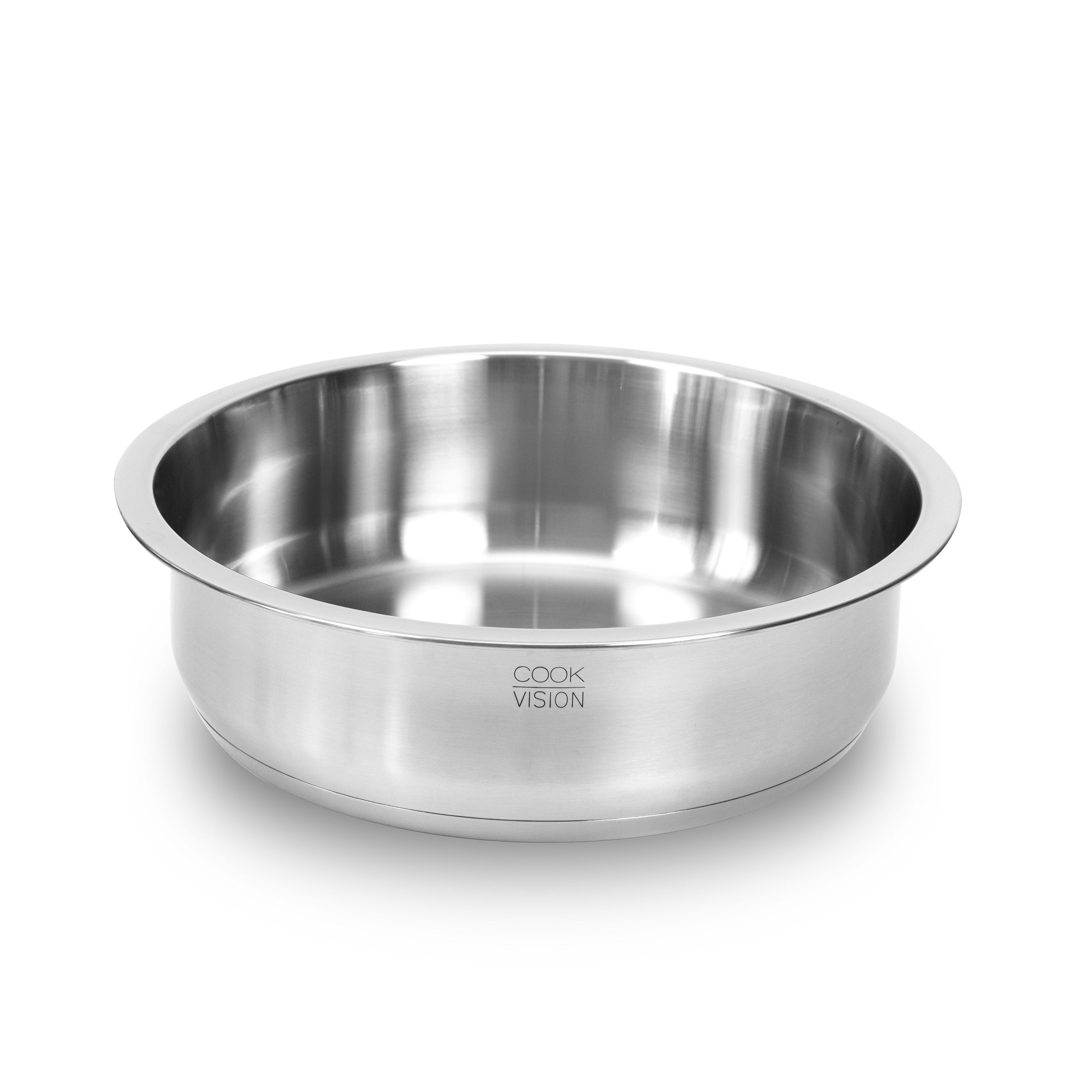 Sauteuse empilable cookvision 28 x 9 cm en Inox