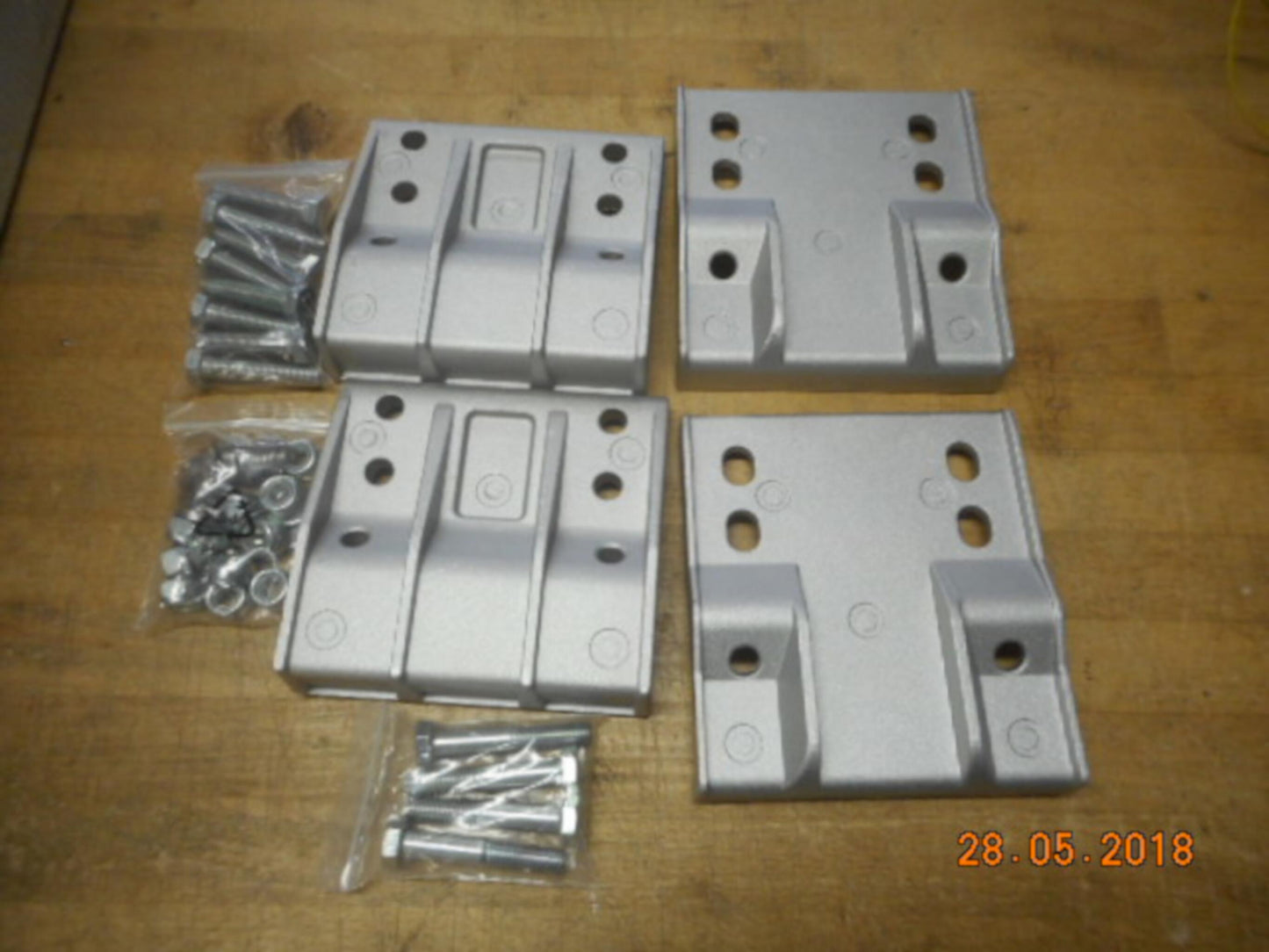 Pièce détachée ENDURO :Plaque de montage en aluminium pour déplace caravane