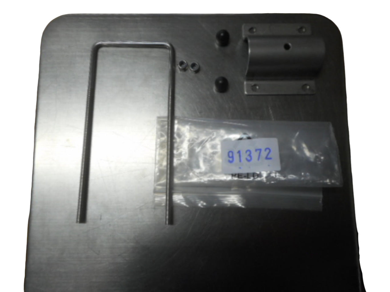 Pièce Porte-vélo Eufab: Kit de fixation du timon Vis en U + bande métallique