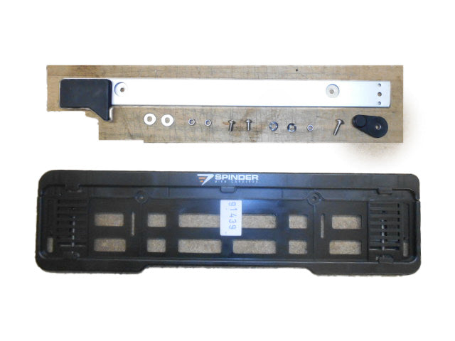 Pièce Porte-vélo Eufab: Support de plaque d'immatriculation sans renvoi