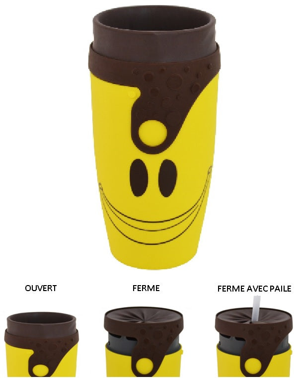 Mug étanche Twizz 350 ml - Smile