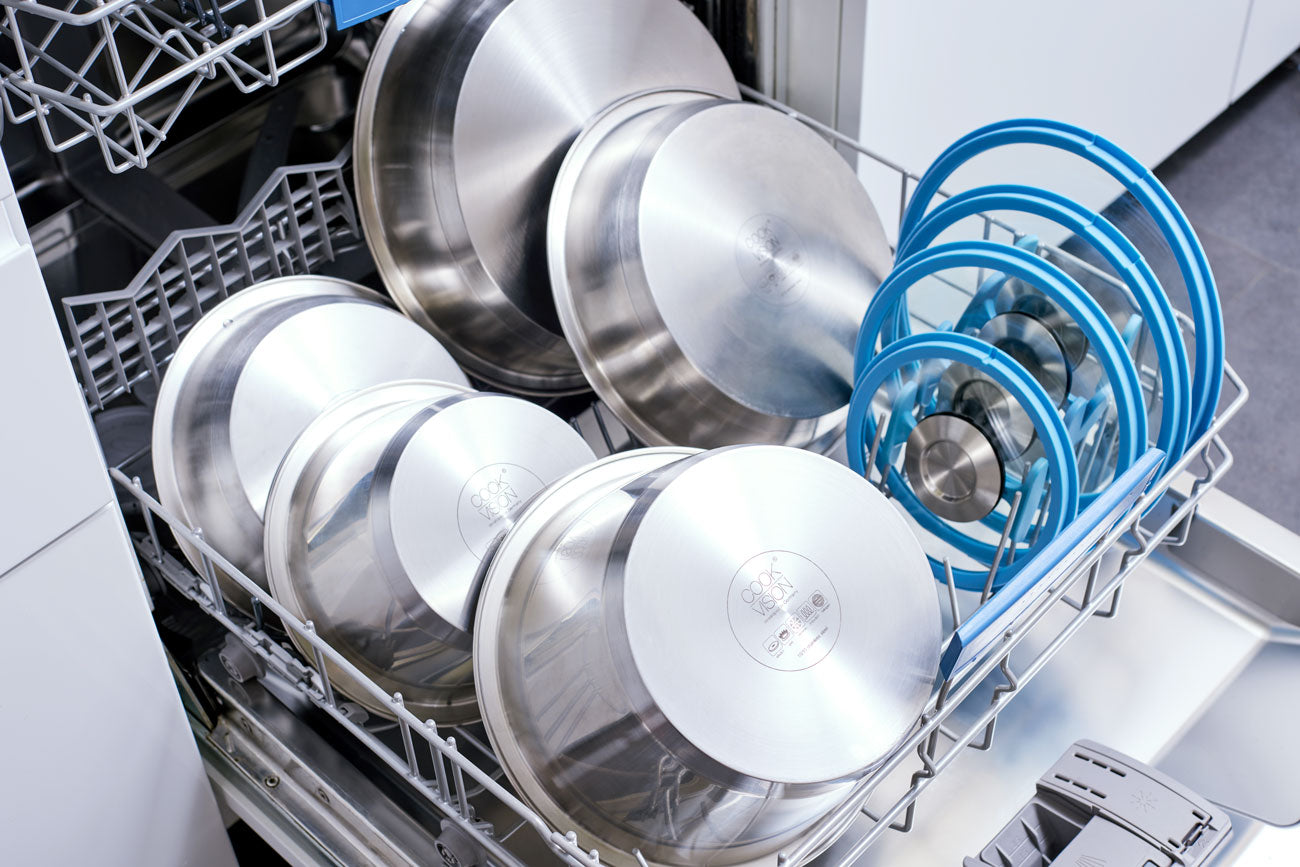 Jeu de 17 pièces avec couvercle bleu, pack famille - Cookvision