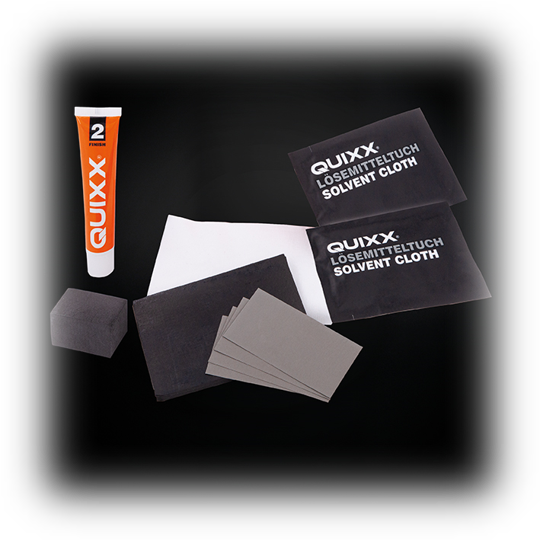 Kit de réparation des éclats de pierre pour voiture (couleur Noir)