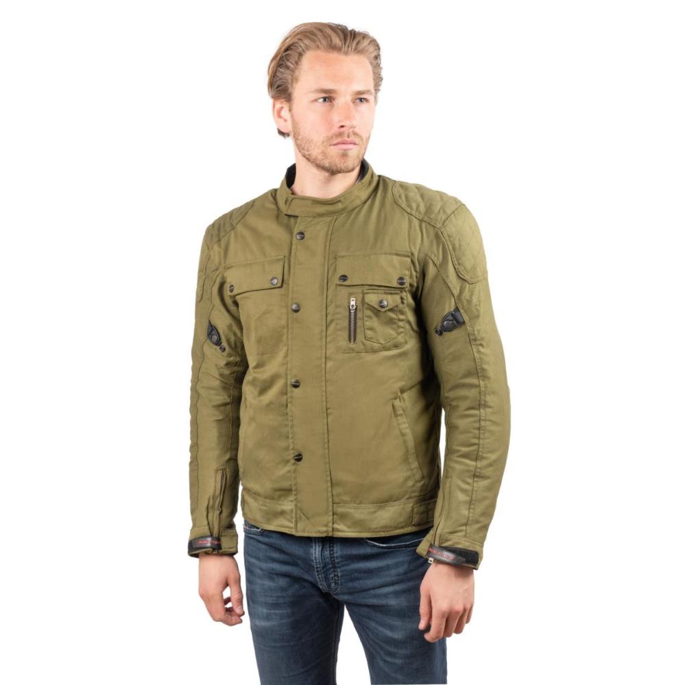 Blouson de Moto Homme R-SPIRIT Rider-Tec Wax Kaki