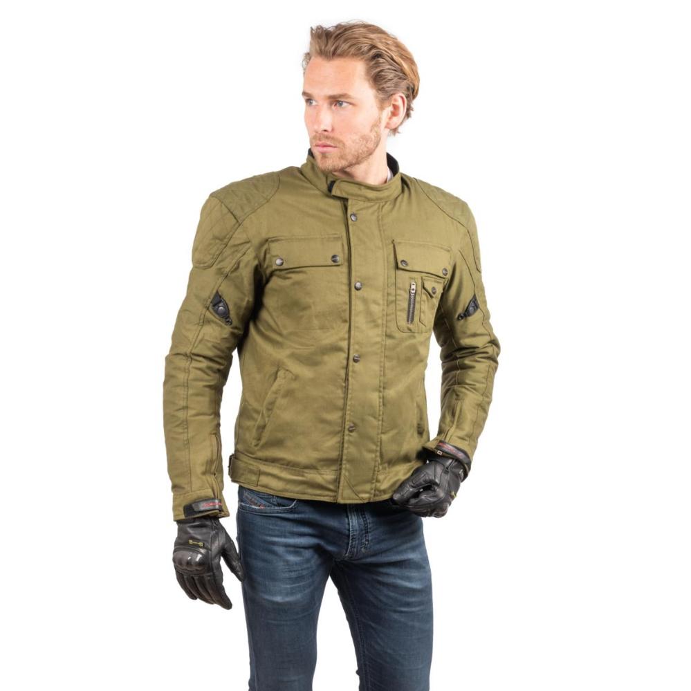 Blouson de Moto Homme R-SPIRIT Rider-Tec Wax Kaki