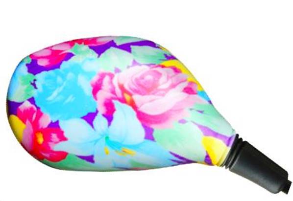 Housse décorative florale ronde