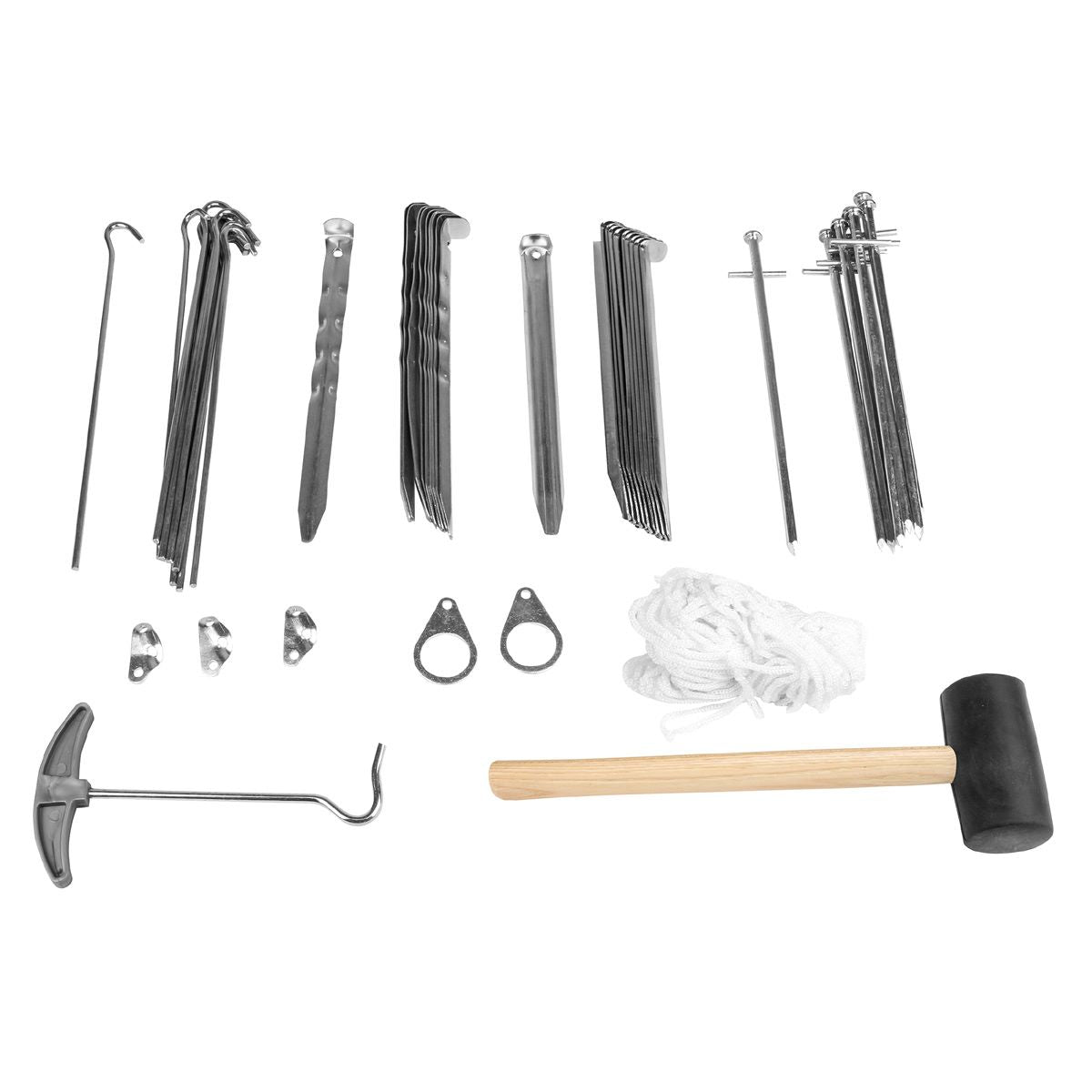 accessoires pour tente Loisiro - Accessoires de tente 48 pièces