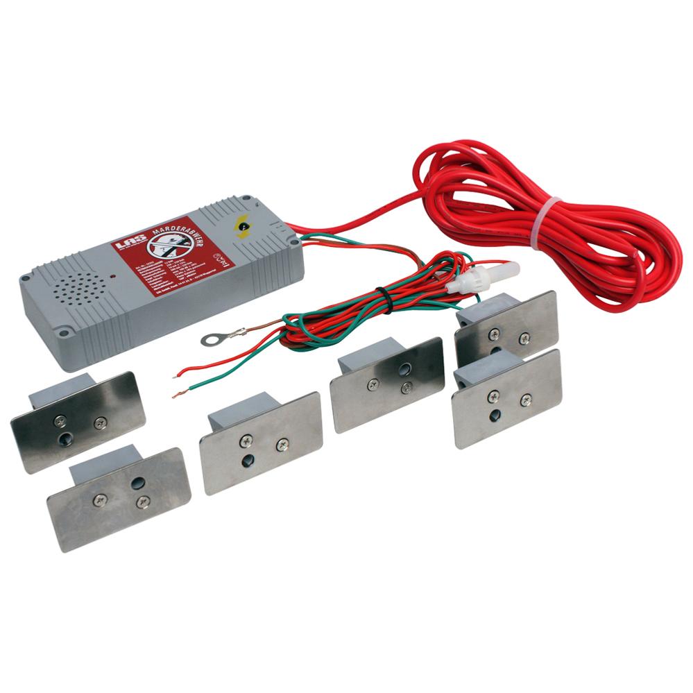 Boîtier anti-martre avec décharge électrique