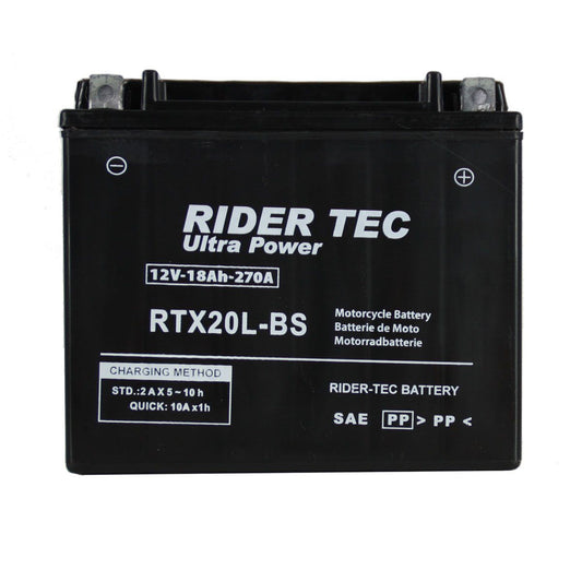 Batterie Moto RTX20L-BS sans entretien 12V 18Ah 270A