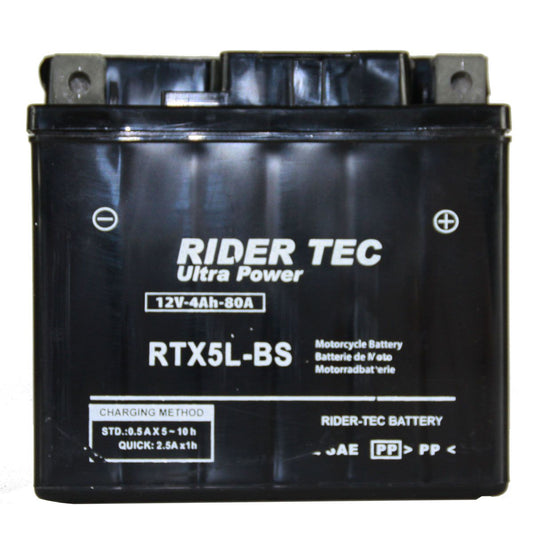 Batterie Moto RTX5L-BS sans entretien 12V 4Ah 80A