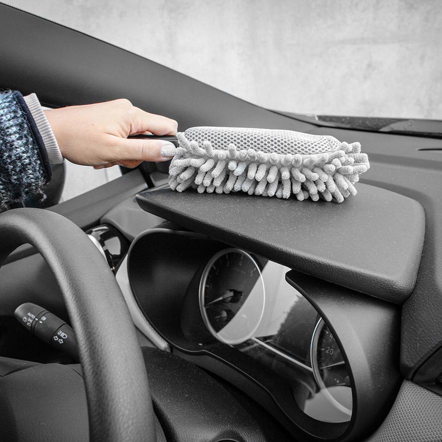Brosse de nettoyage en microfibre pour voiture