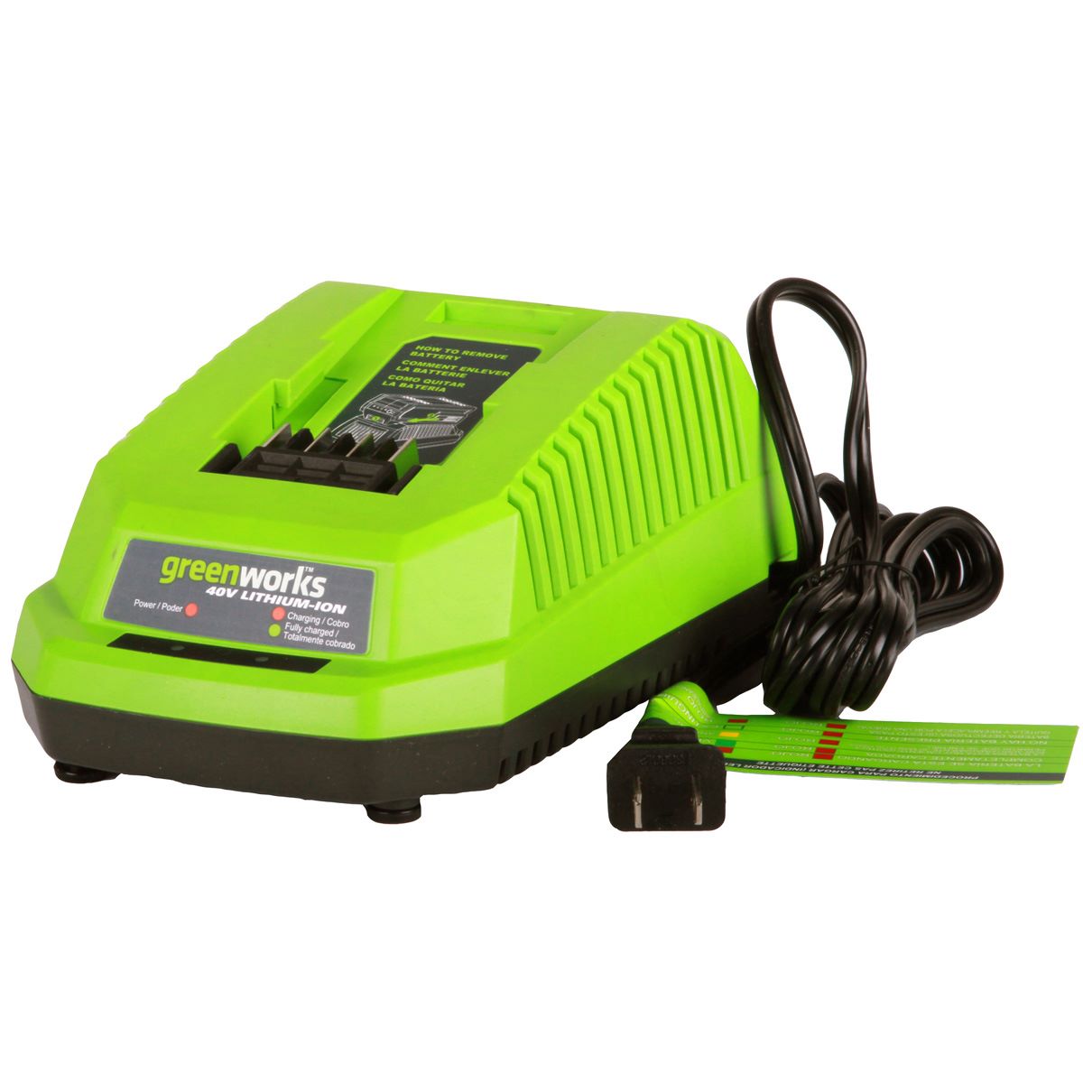 Chargeur Universel 40V pour batteries GREENWORKS