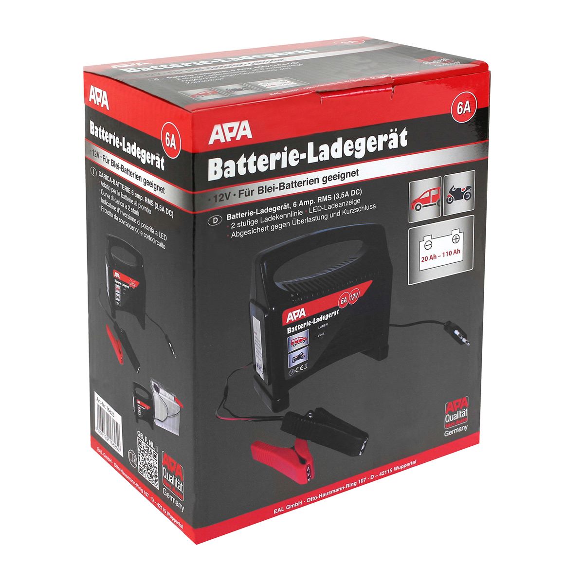 Chargeur de batterie 12V 6A