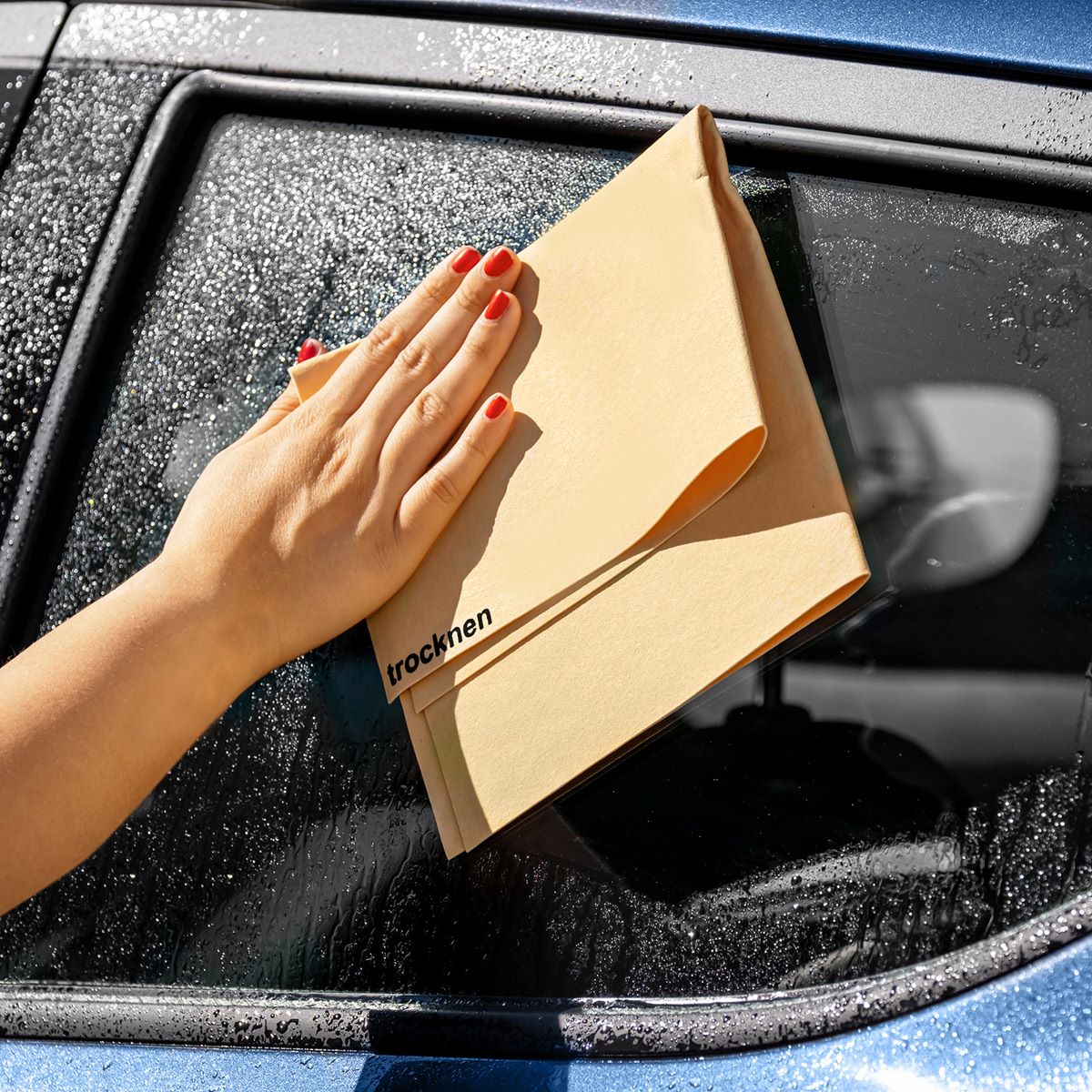 Jeu de 4 chiffons d'entretien pour voiture