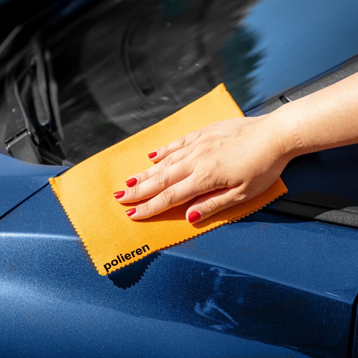 Jeu de 4 chiffons d'entretien pour voiture