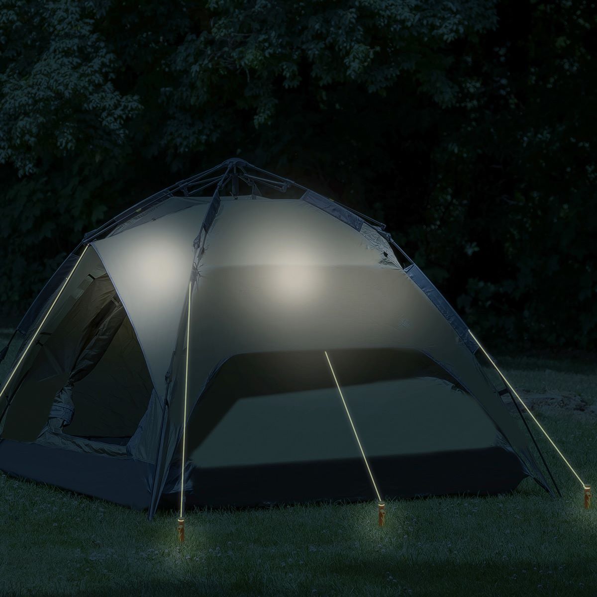 Cordes de haubanage réfléchissantes 4m 4 pièces