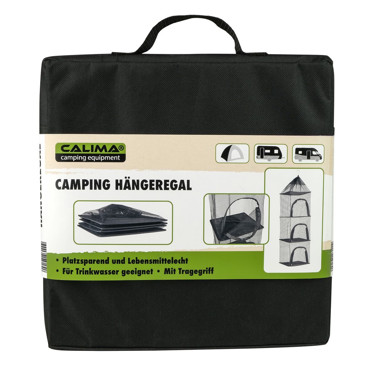 Etagère suspendue de camping