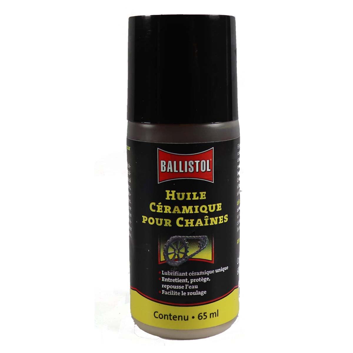 Spray Huile céramique pour chaînes de vélos BALLISTOL 65 ml