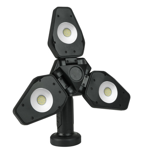 Lampe d'atelier LED sans fil sur pied télescopique