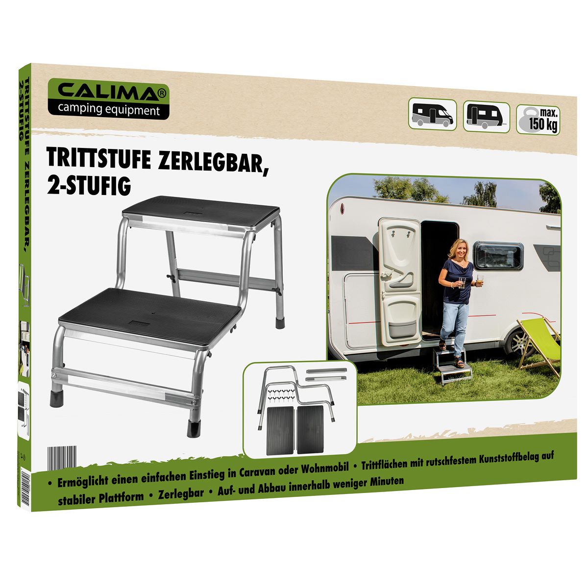 Marchepied démontable à 2 marches