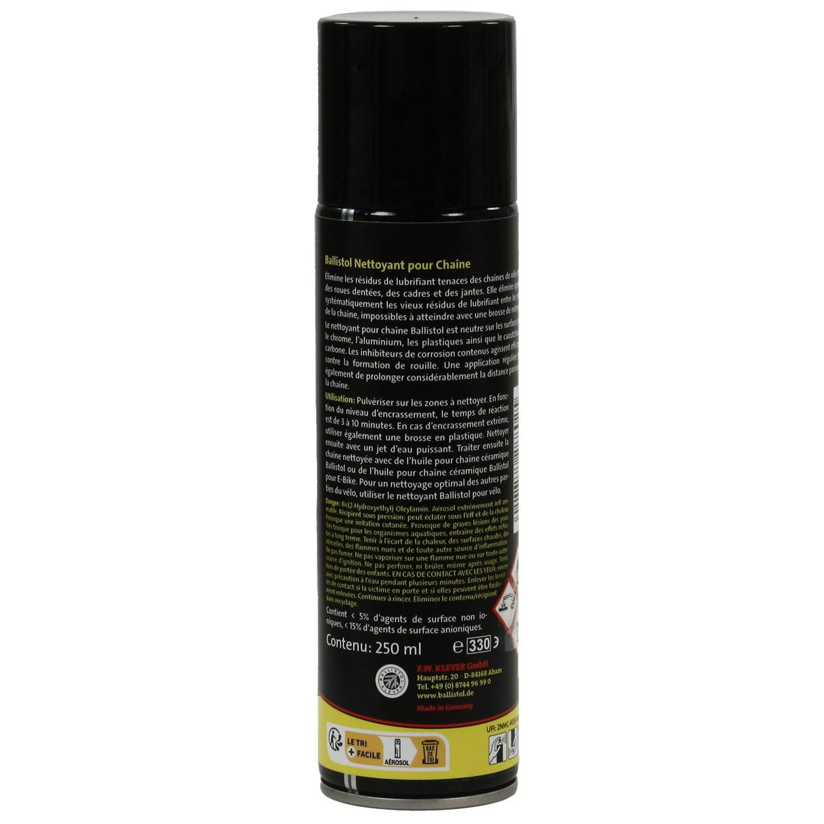 Spray Nettoyant pour chaîne BALLISTOL 250 ml