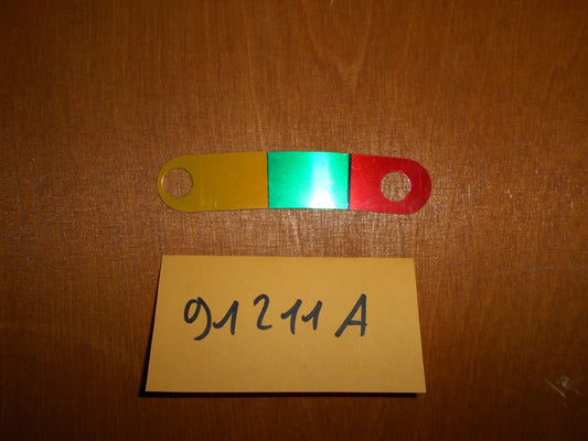 ENDURO EM505 Tôle d'indicateur de position moteur A