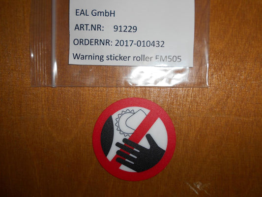 ENDURO EM505 Avertissement rouleau moteur