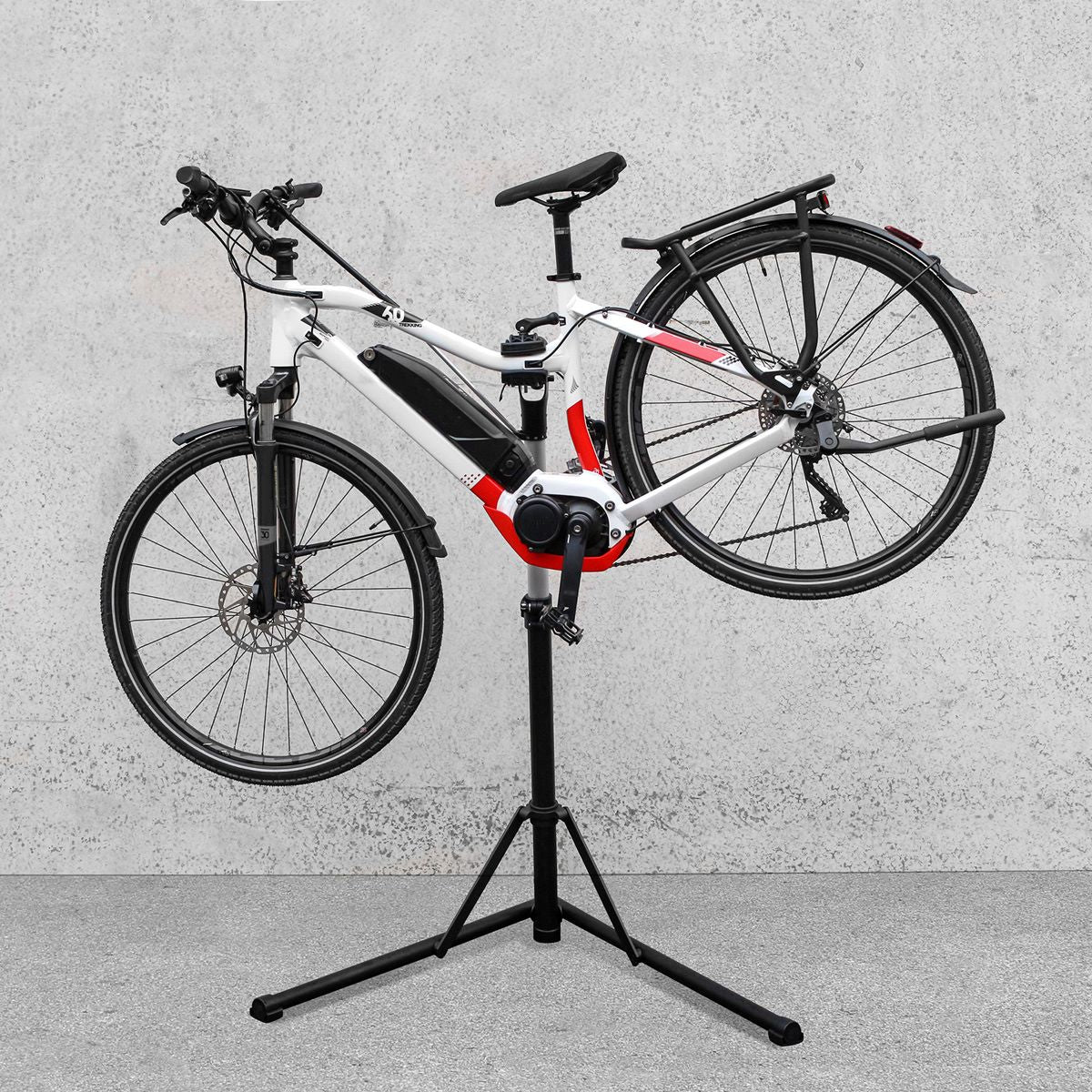 Pied d'atelier pour vélo électrique