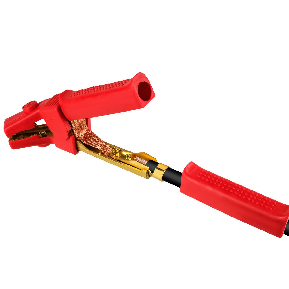 Pince crocodile rouge pour batterie de voiture