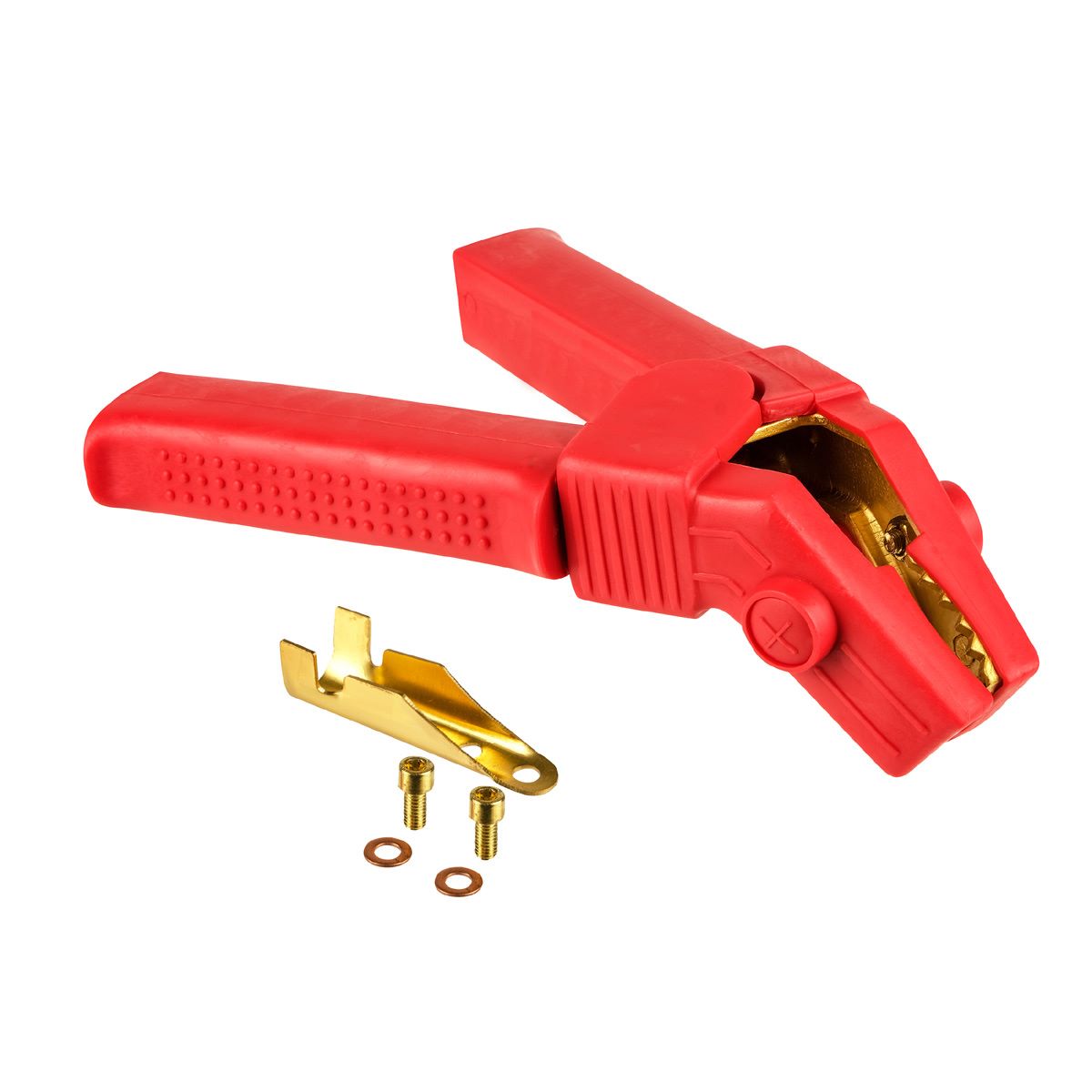 Pince crocodile rouge pour batterie de voiture