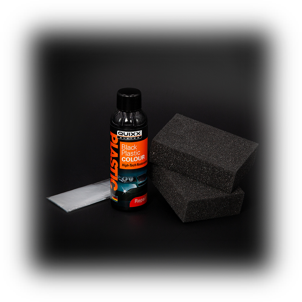 Peinture noire pour plastiques pour voiture