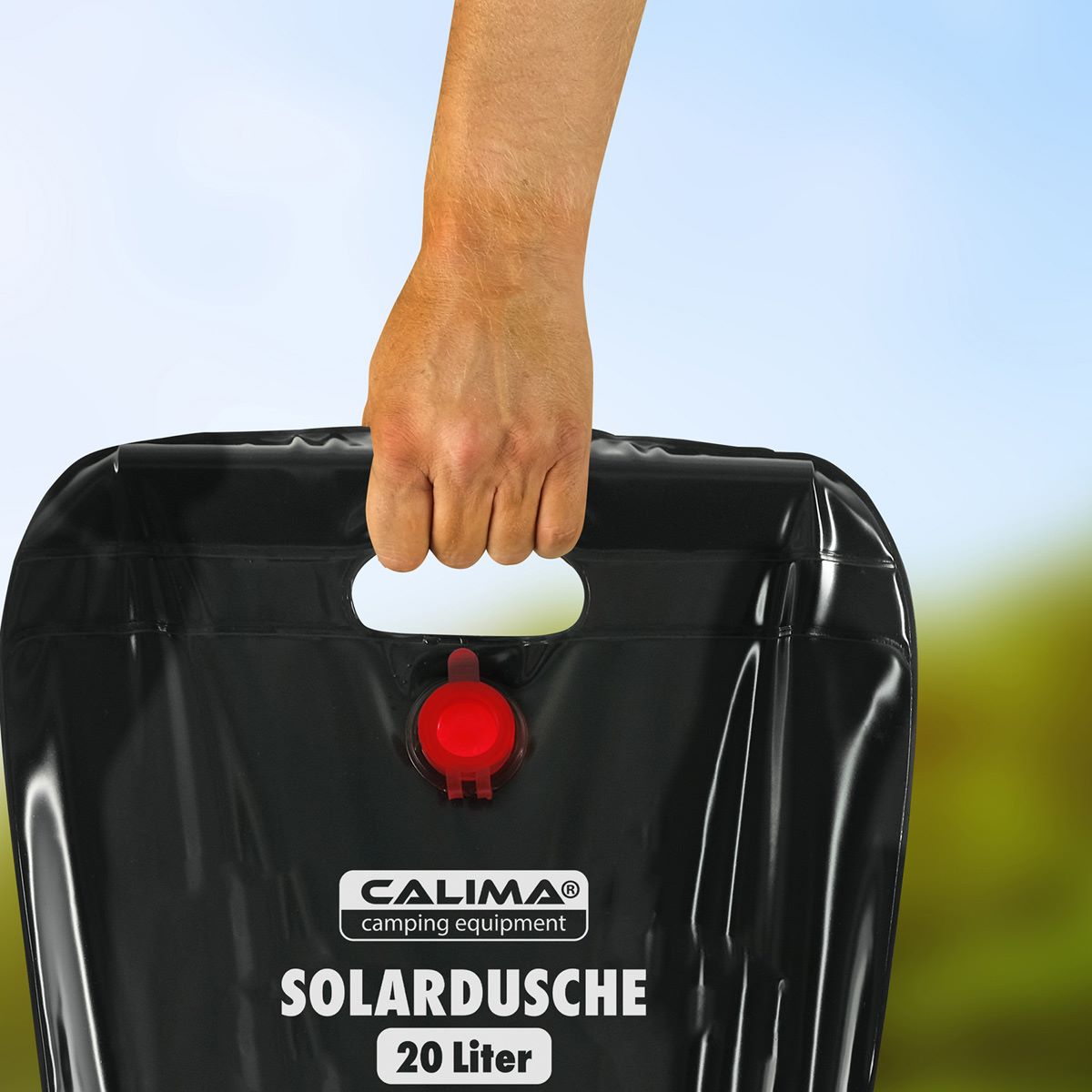 Sac de douche solaire